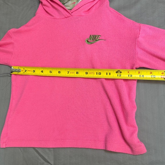 Nike Girls Pink Hoodie and Abstract Print Leggings 2 Piece Set Size 5 4-5 Years - Picture 2 of 6
